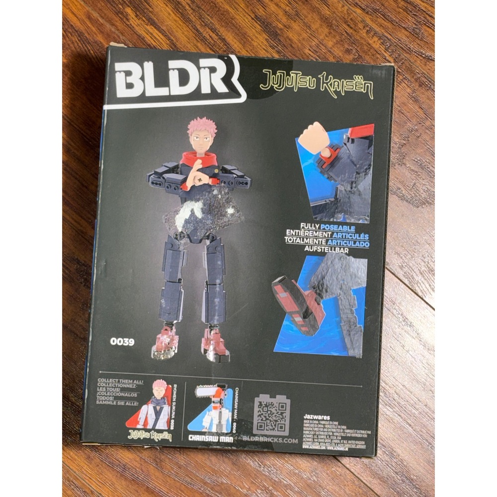 BLDR Jujutsu Kaisen Yuji Itadori Quikbrik 298 Pcs Building Set Figure 0039 NEW - Picture 3 of 7